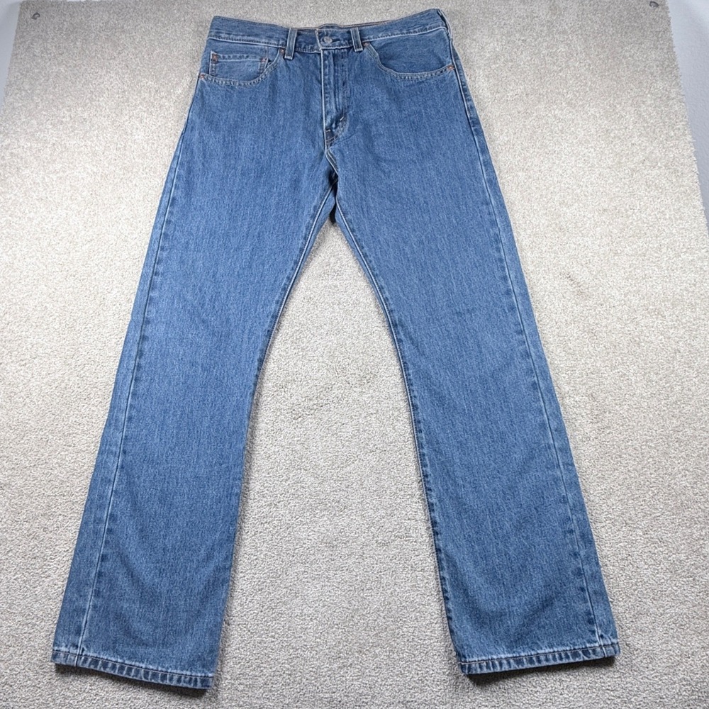 Levi's 517 Bootcut Jeans Mens 34x32 Blue Excellent 100% Cotton Denim 00517-4891